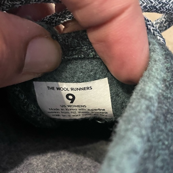 Allbirds runners. Color is like a hunter green - Picture 6 of 7